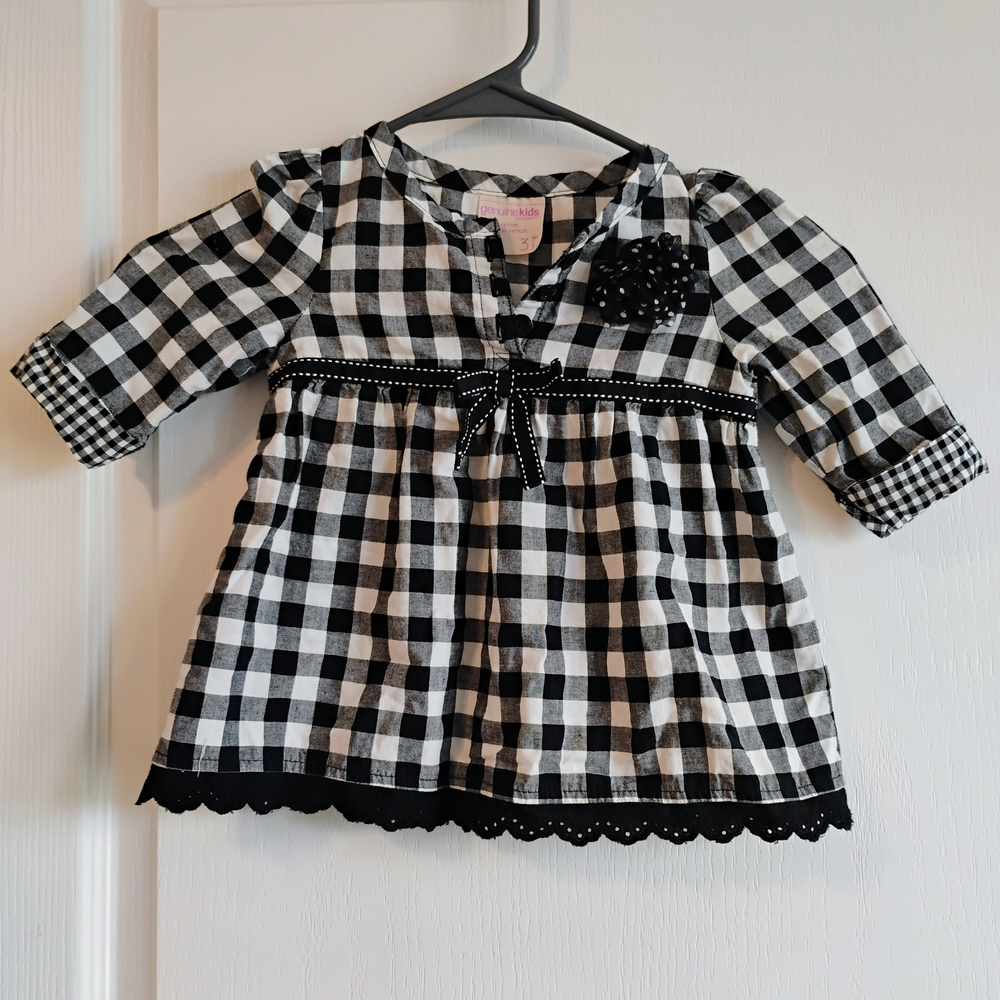 Genuine Kids by OshKosh B'gosh Gingham Shirt- Size 3T